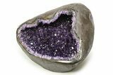 Sparkling Deep-Purple Amethyst Geode - Uruguay #342487-2